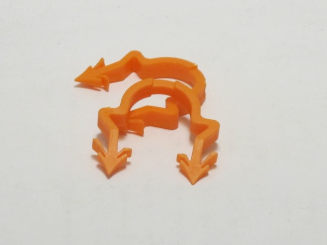 X-Pange Staple nye korte klips oransje 300 i esken