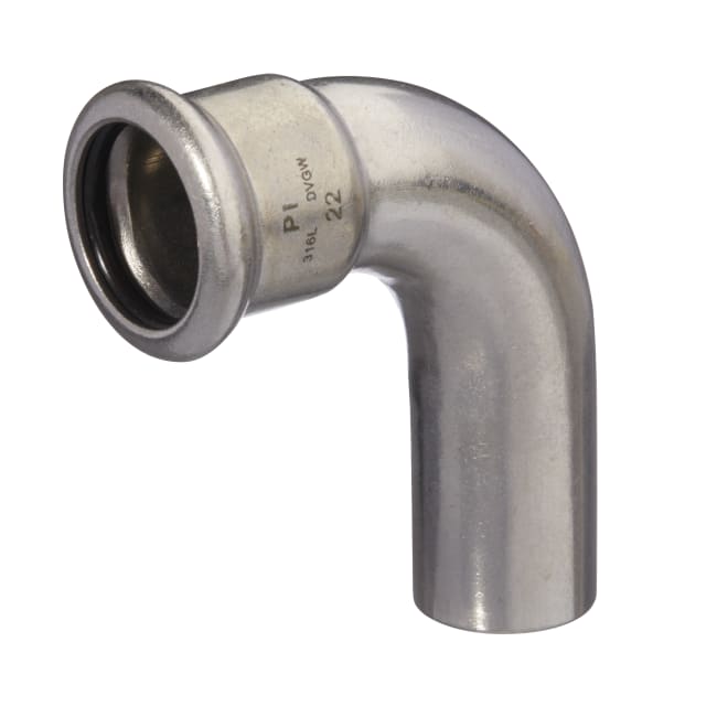 Syrefast albue, 90 grader - 1 muffe