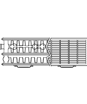 Tre panels radiator (33) SF5 | Varmesystemer