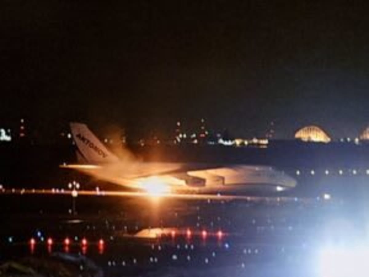 У Японії під час посадки загорівся український Ан-124 «Руслан»