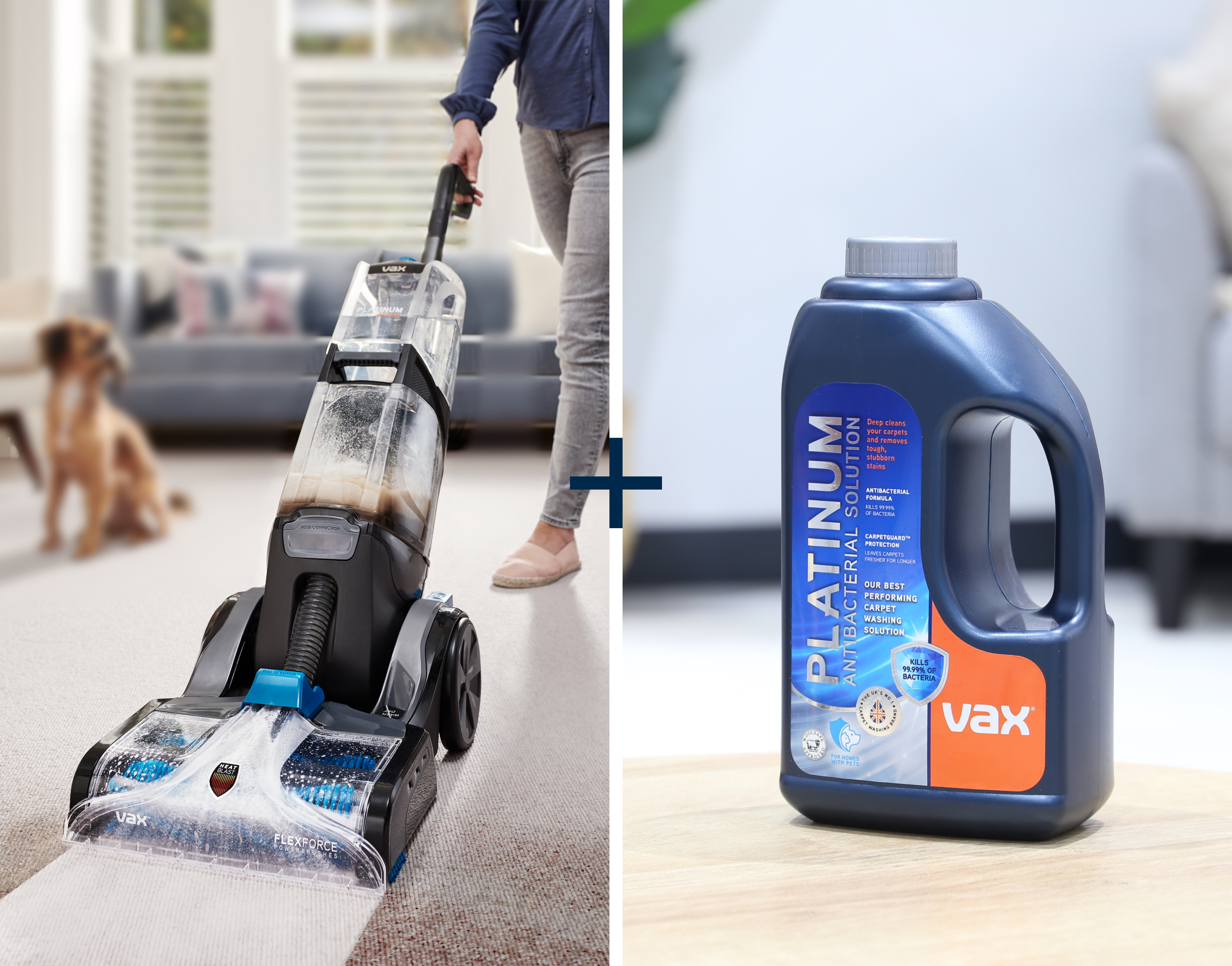 VAX Platinum SmartWash Carpet Cleaning Bundle