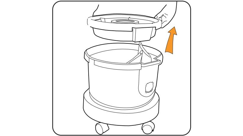 Lift filter housing