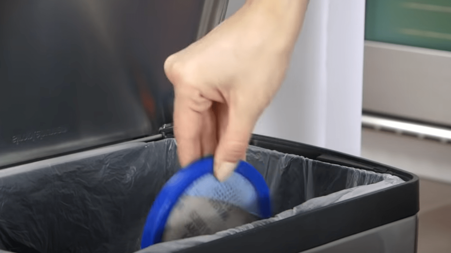 Tap filter against bin