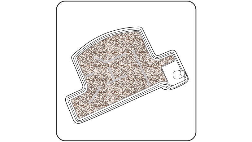 Filter discoloured