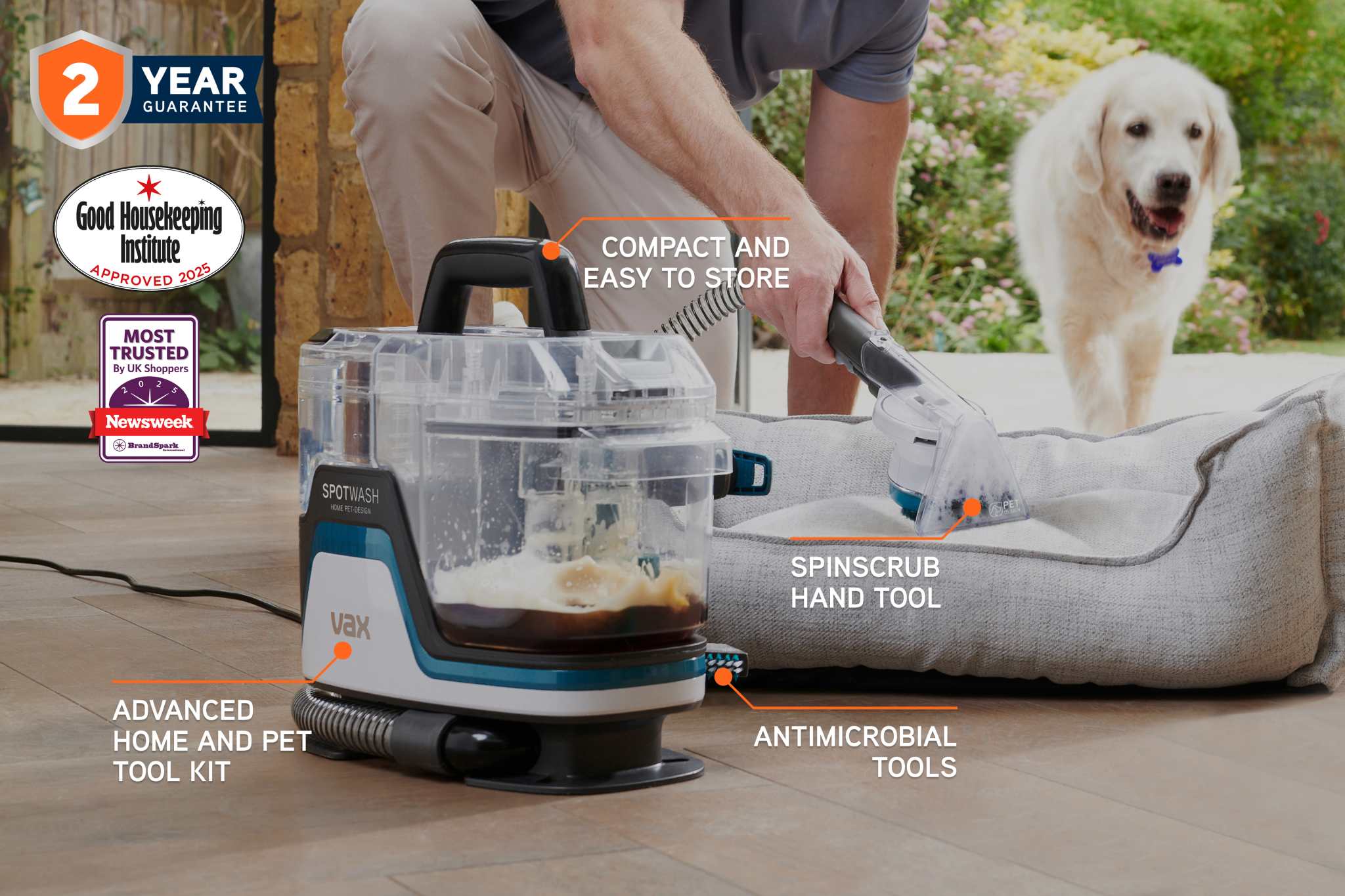 VGID GALLERY/Spot Cleaners/SpotWash Home Range/SKU2 - SpotWash Home Pet-Design/Image_2_Spotwash_Home_Pet-Design_-_3840x2560_72DPI_Web