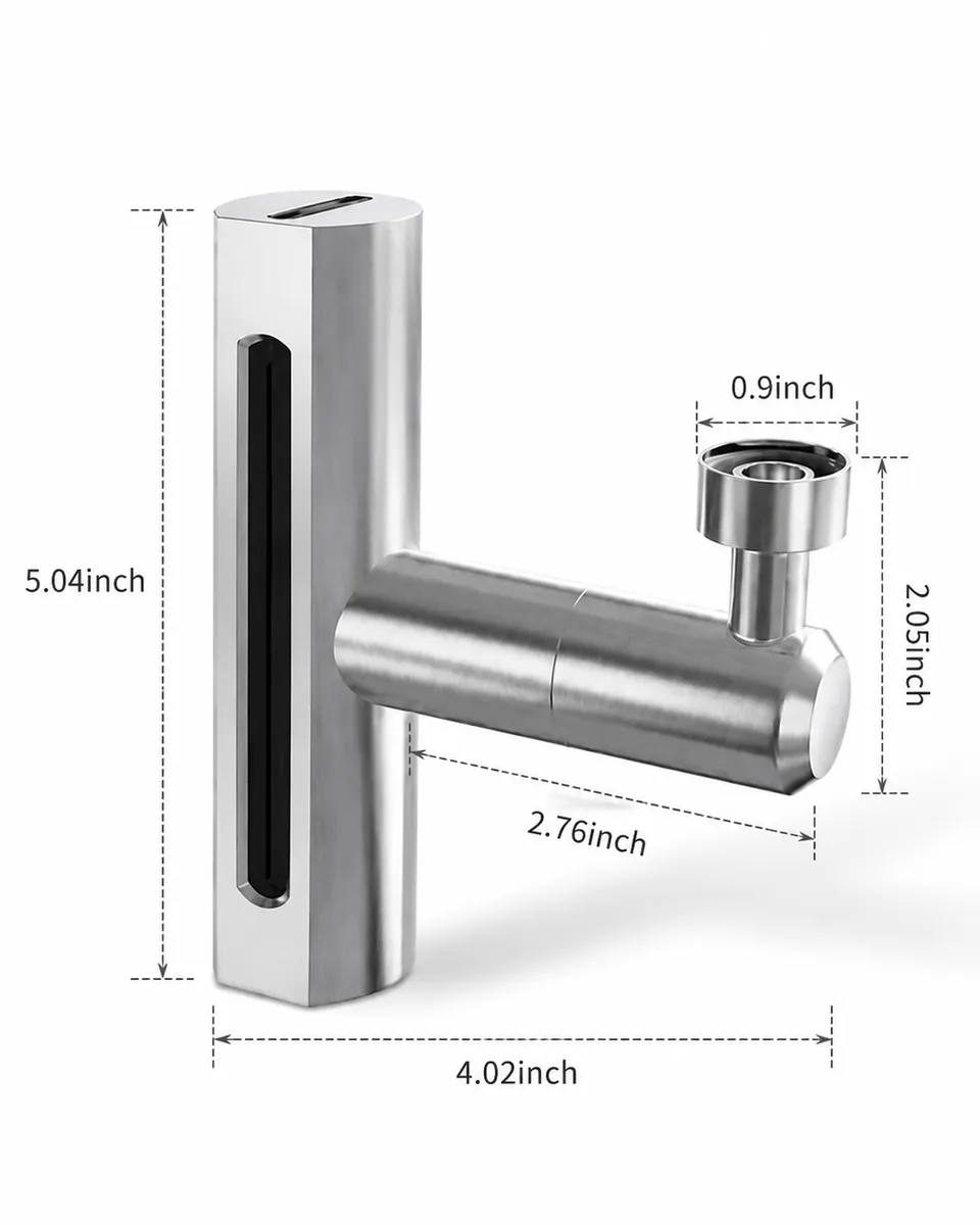 360° Rotating Kitchen Faucet Sprayer with Filter - Water Saving Splash-Proof Tap Extension