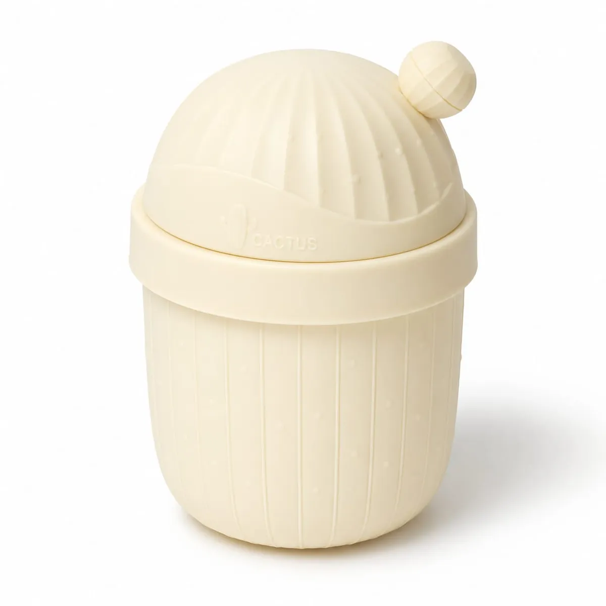 Mini Acorn-Shaped Trash Bin with Lid