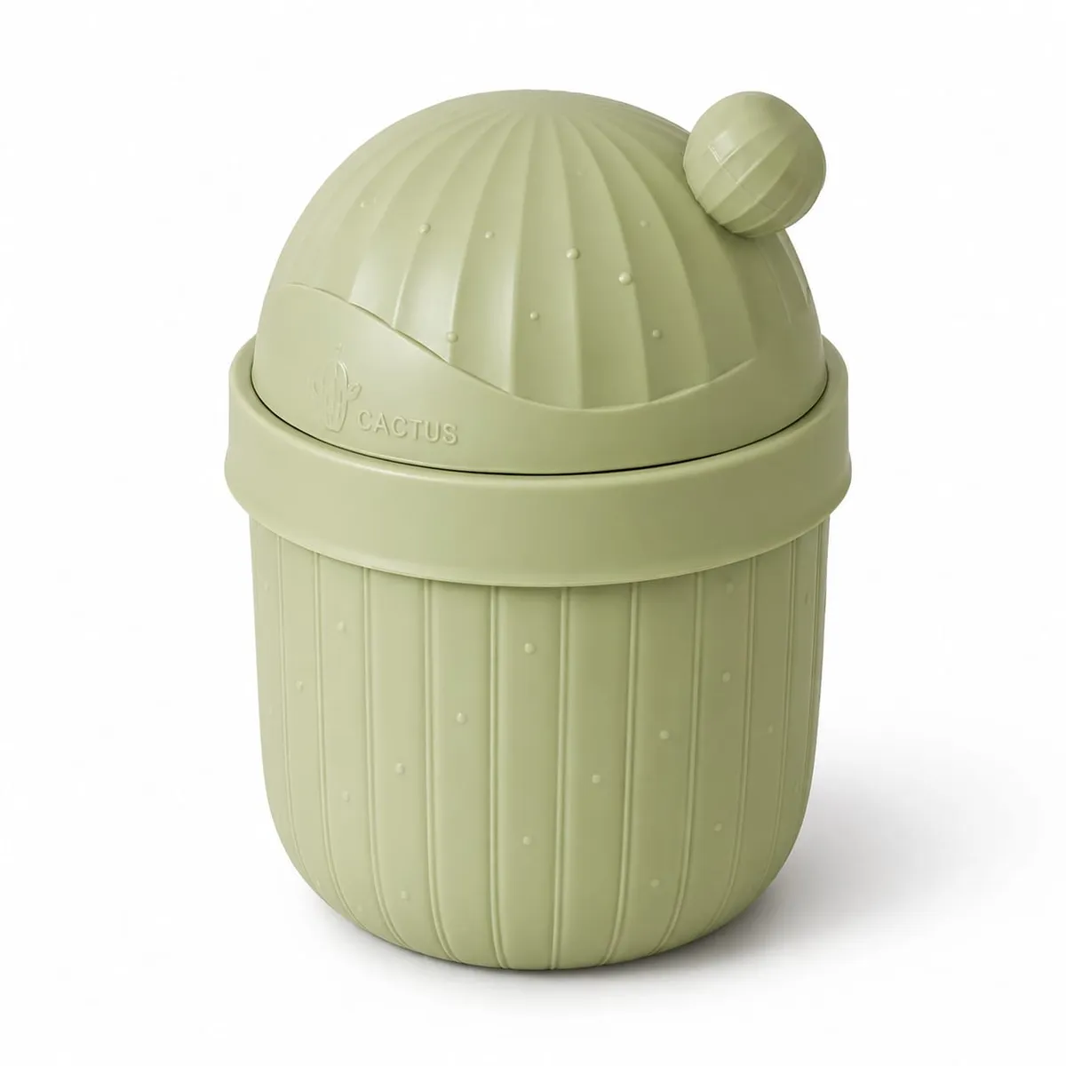 Mini Acorn-Shaped Trash Bin with Lid