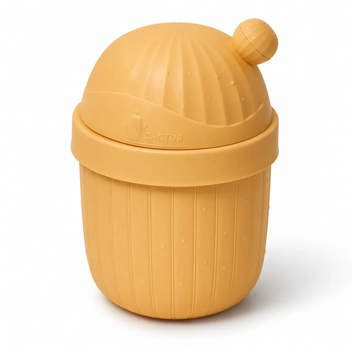 Mini Acorn-Shaped Trash Bin with Lid