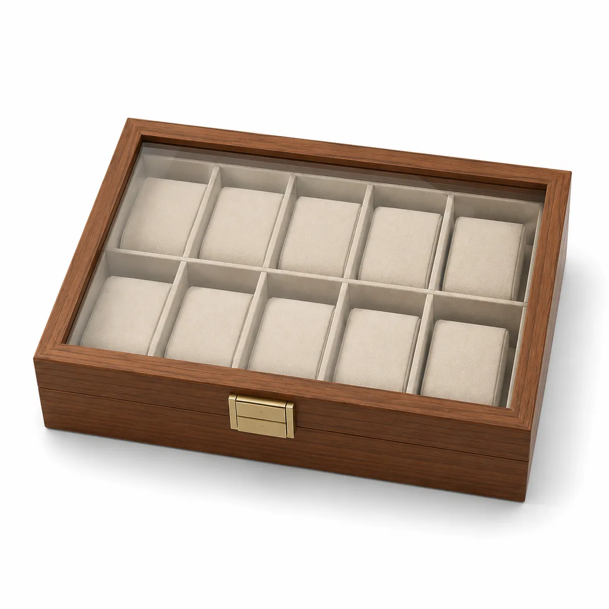 Wooden Watch Organizer Box – Premium Multi-Slot Watch Display & Storage Case