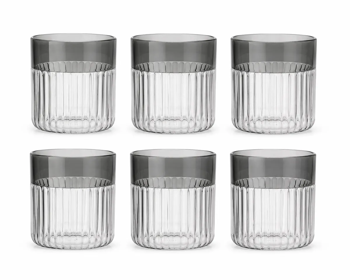 7-Piece Glass Juice & Beverage Set (1 Pitcher + 6 Glasses) – Elegant Hospitality Drinkware Set