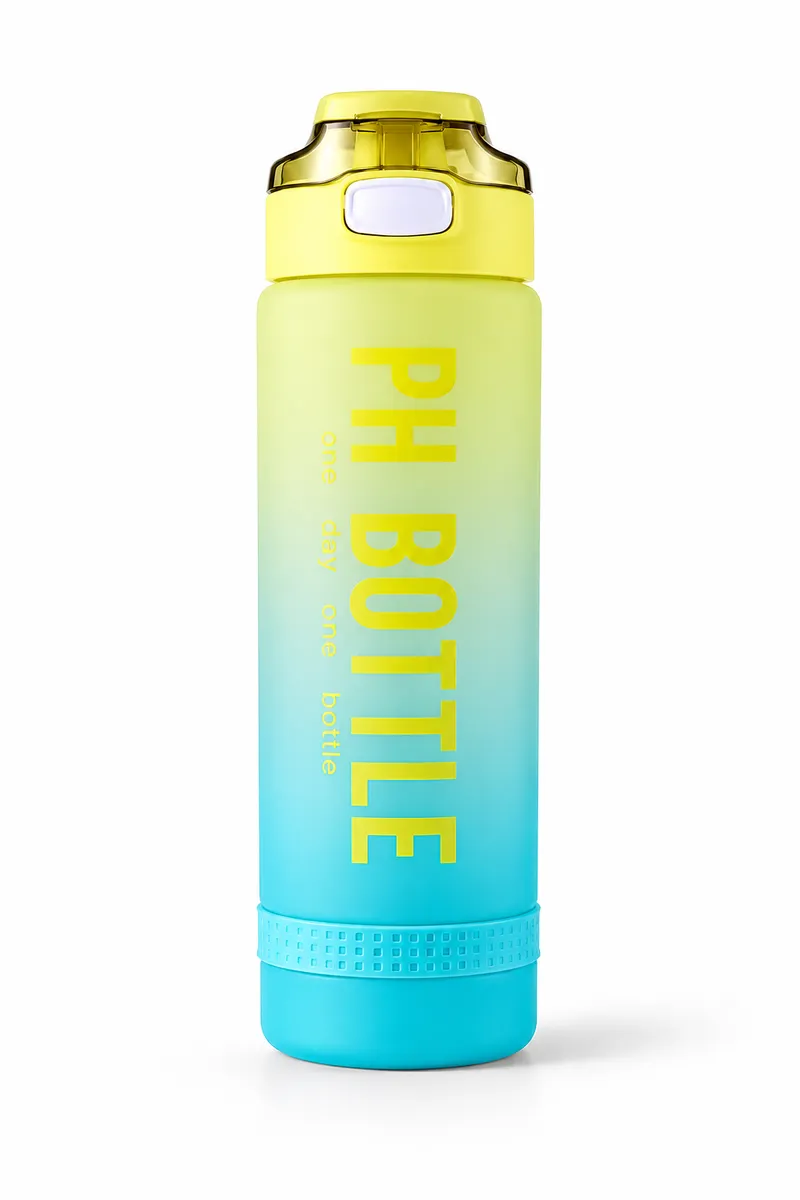 زجاجة مياه رياضية تحفيزية PH Bottle - سعة 1 لتر (مطارة ماء صحية مانعة للتسرب)