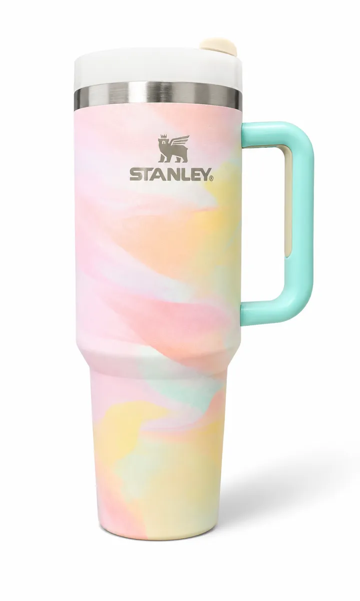 Stainless Steel Thermal Mug with Handle 1200ml - Insulated Travel Tumbler with Straw