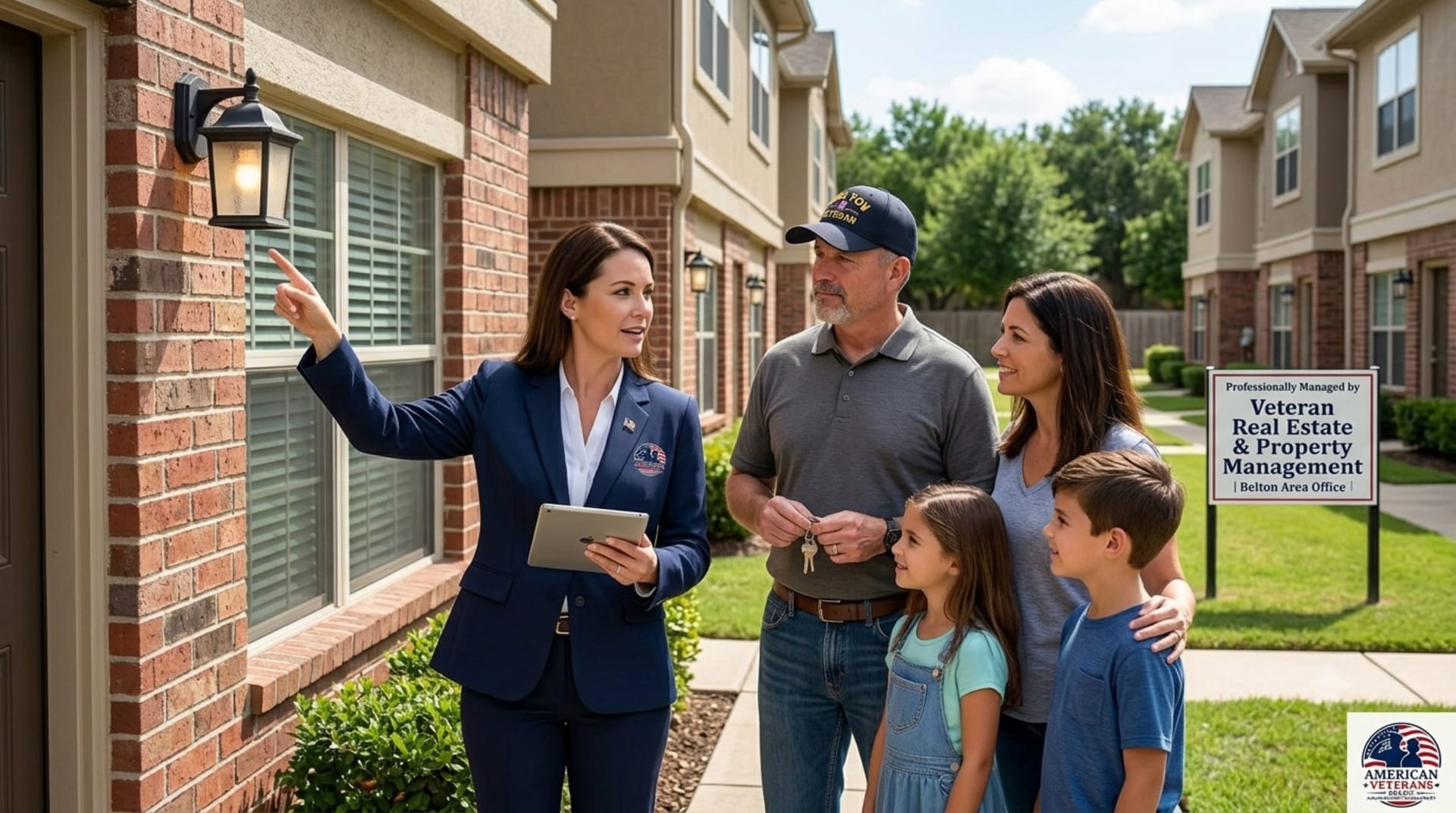 Rental property being inspected by a professional property manager in San Antonio