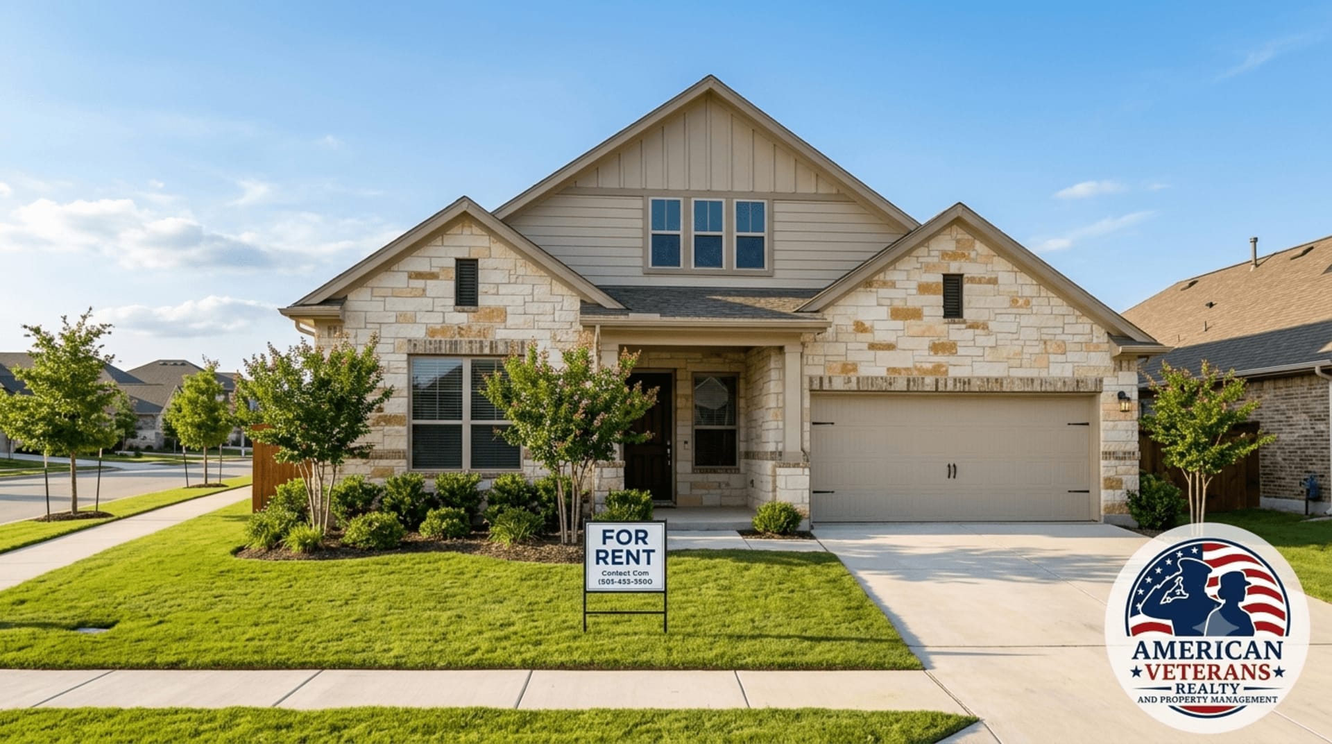 Rental home in a Leander, TX master-planned community near the MetroRail station