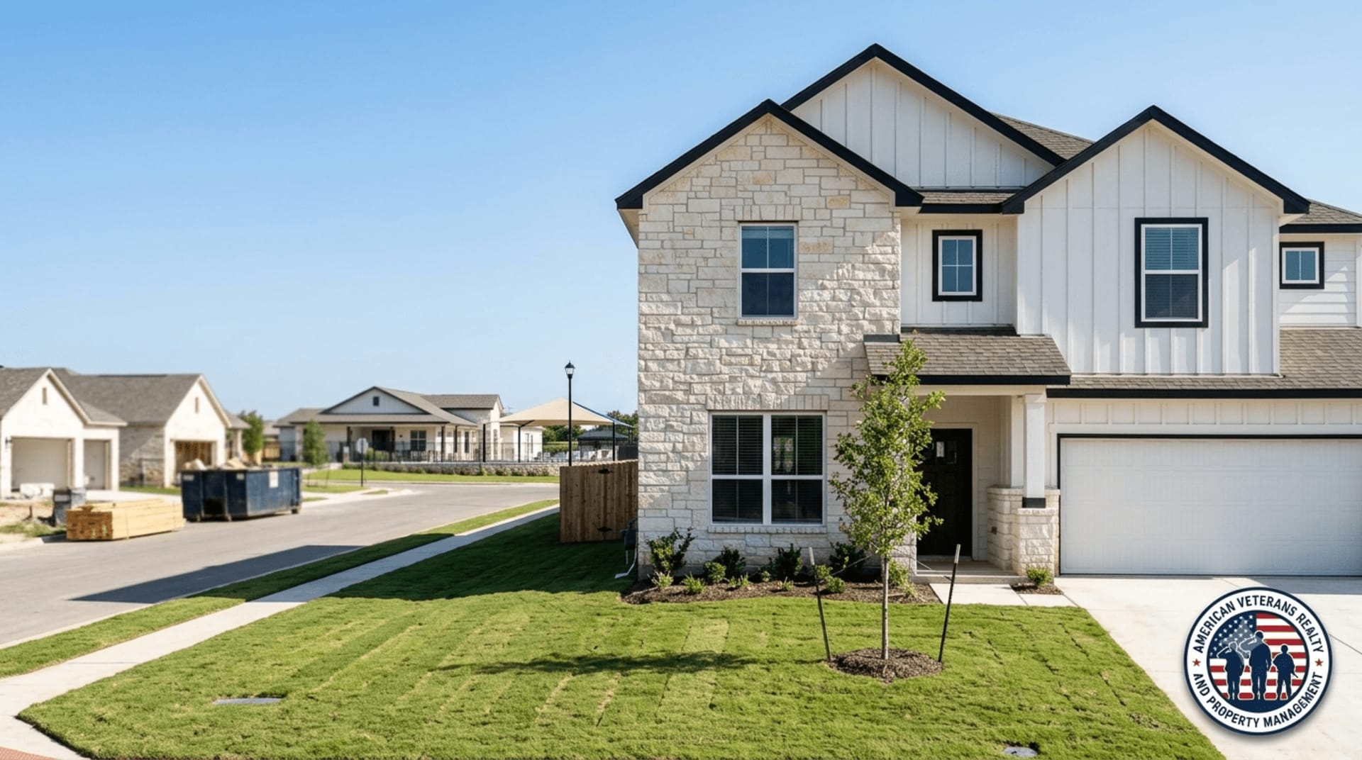 New construction rental home in the Santa Rita Ranch community of Liberty Hill, TX