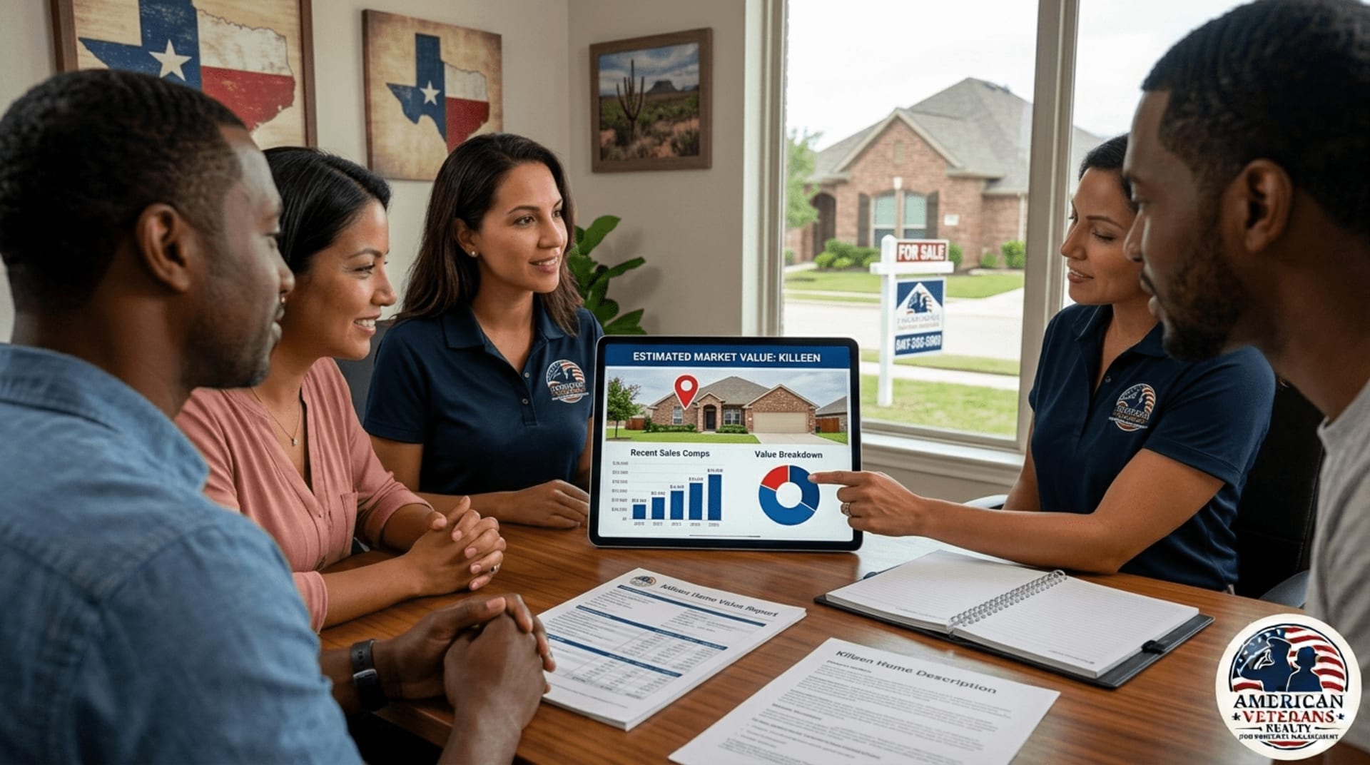 Homeowner shaking hands with a cash buyer in front of an Eastside San Antonio house