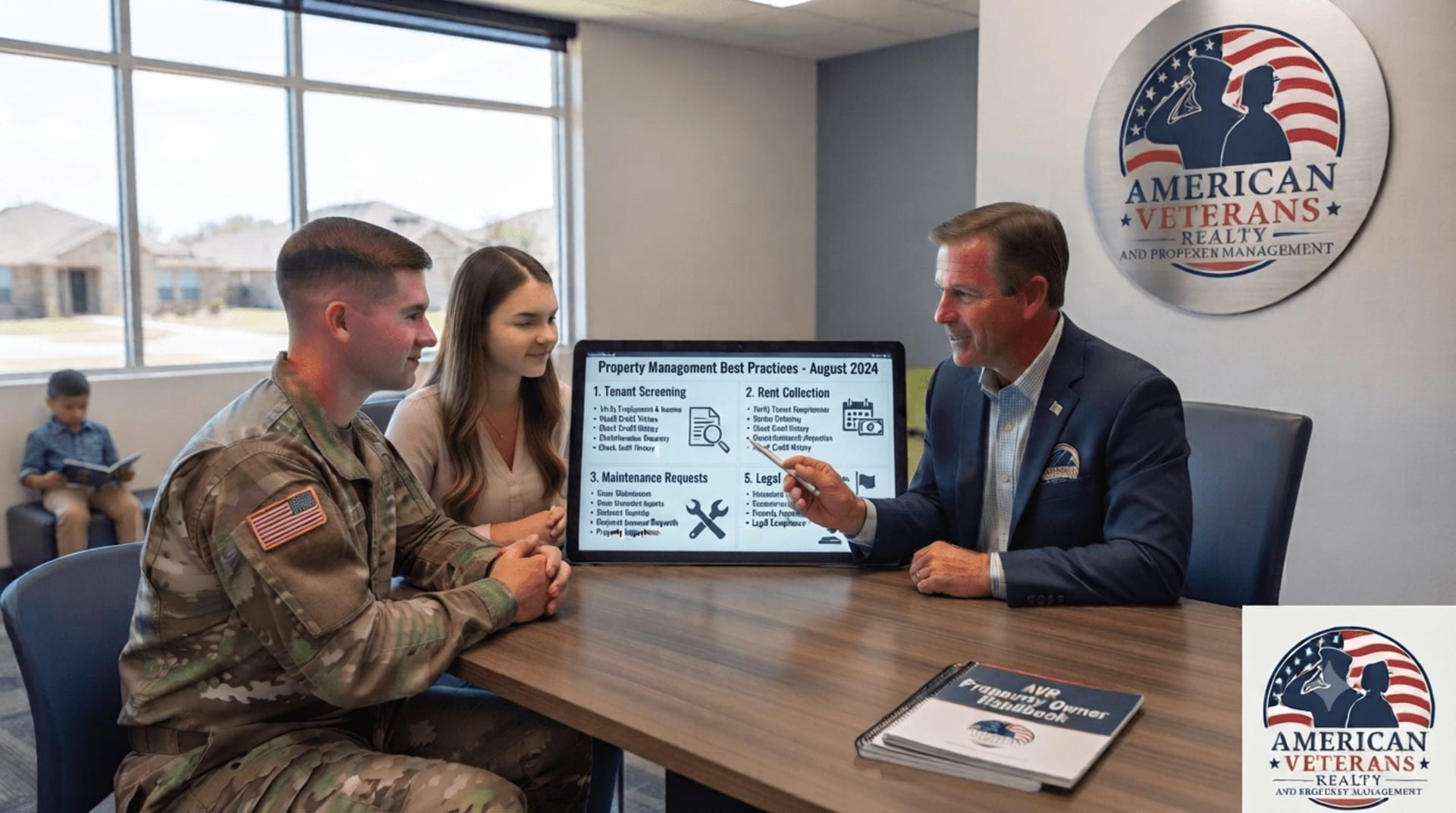 Military family looking at suburban houses near JBSA Lackland in San Antonio