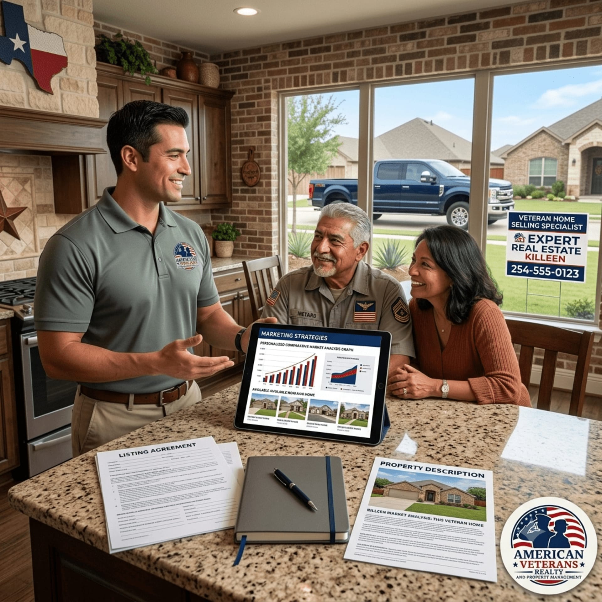 Suburban neighborhood with family homes near Fort Sam Houston San Antonio