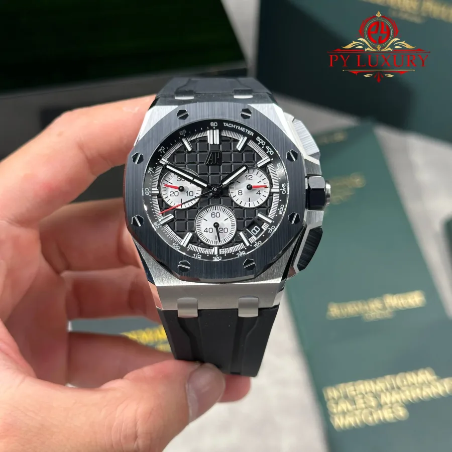 Audemars Piguet Royal Oak Offshore Chronograph 26420SO Steel Black Dial Rubber Band DDF 43mm
