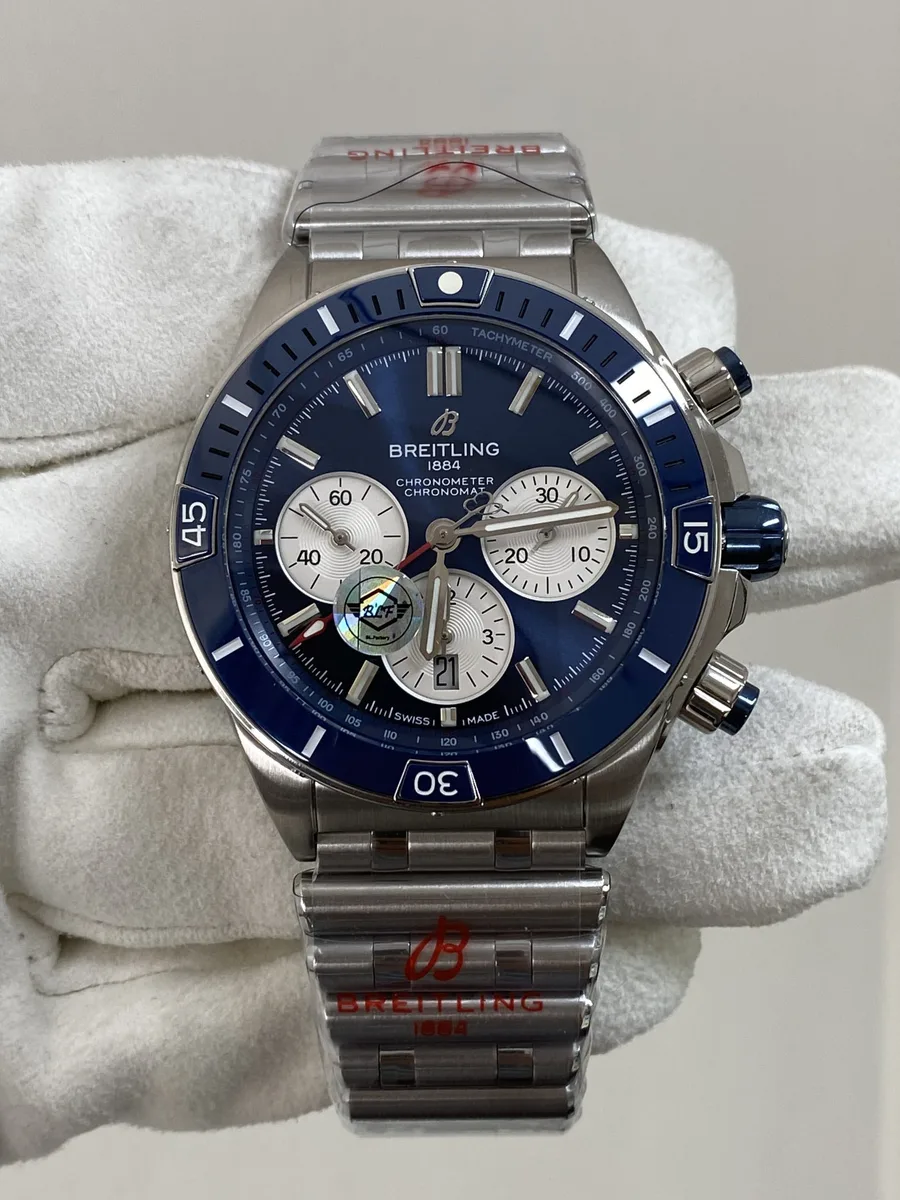 Breitling Super Chronomat B01 AB0136161C1A1 Blue Dial BLF 44mm