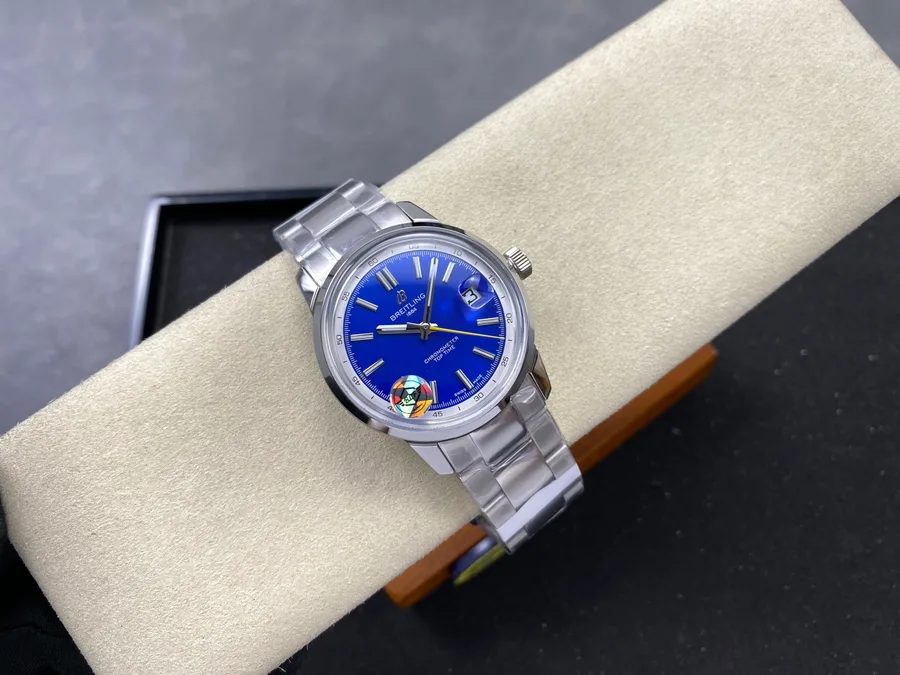 Breitling Top Time B31 Automatic AB3113A71C1A1 Stainless Steel Blue Dial BLF 38mm