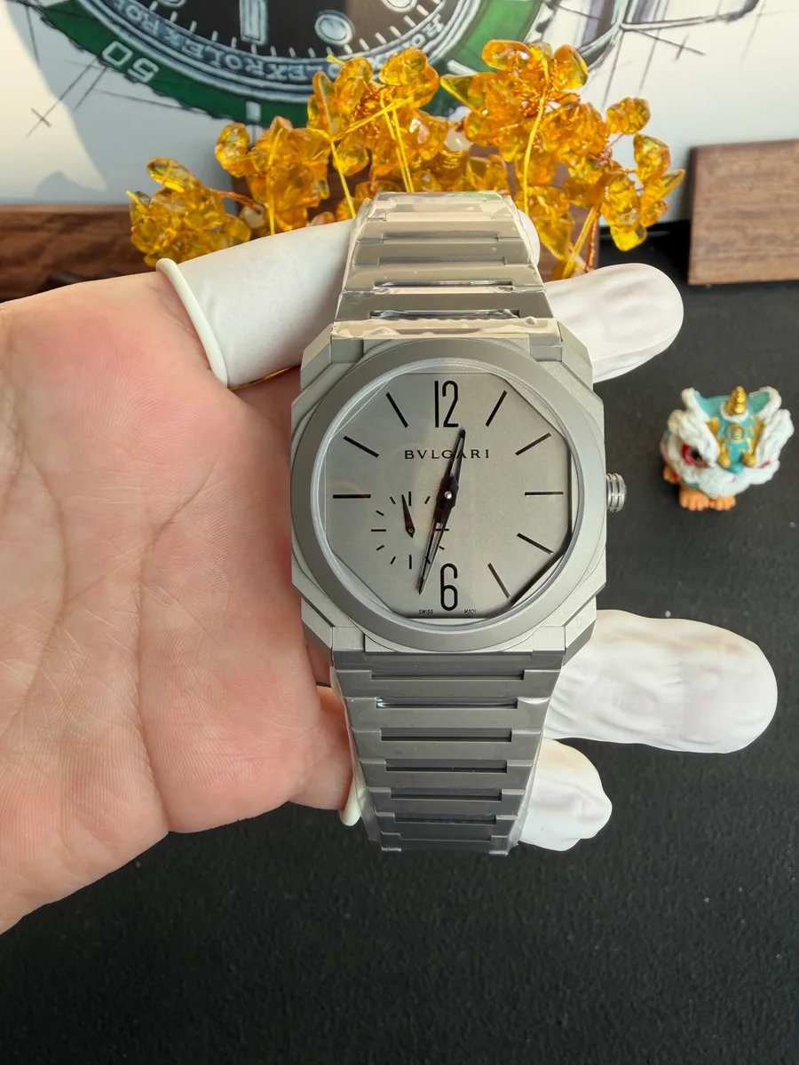 Bvlgari Octo Finissimo 102713 Titanium Grey Dial BVF 40mm
