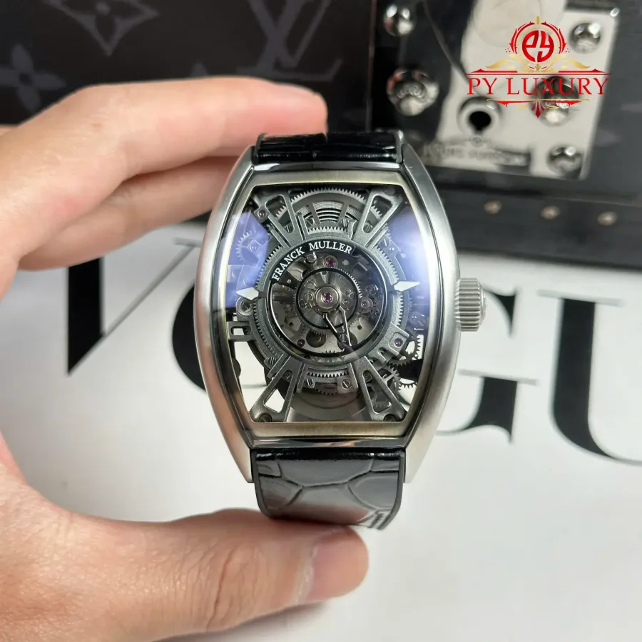 Franck Muller Curvex CX Grand Central Tourbillon Skeleton Dial 36 x 53.1mm