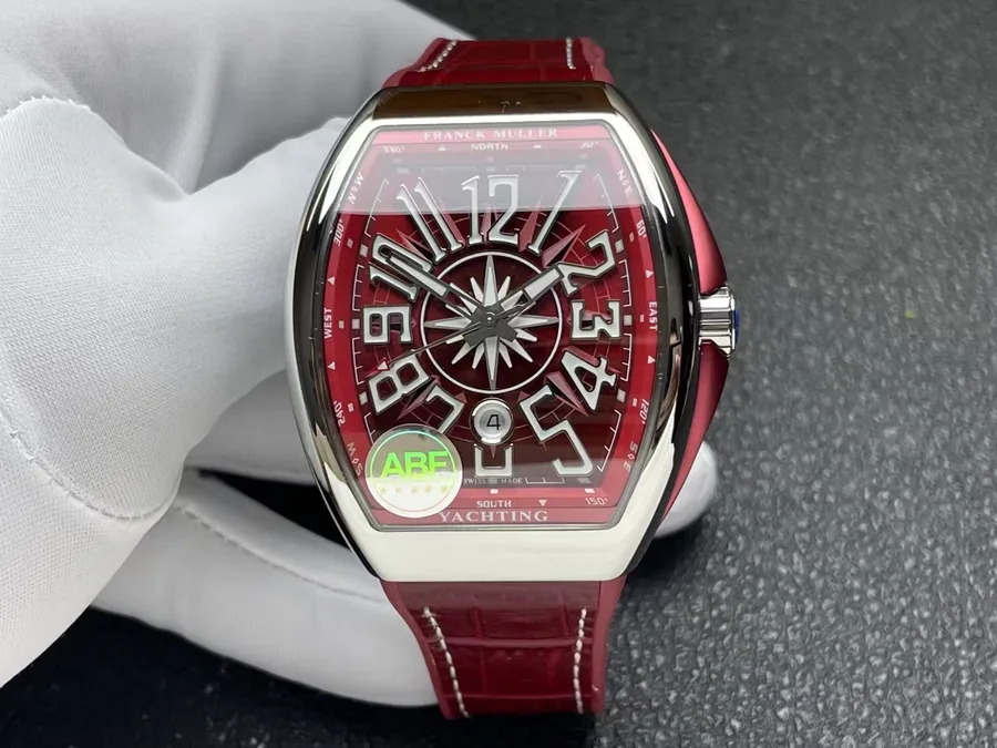 Franck Muller Vanguard Automatic Yachting Burgundy ABF 45mm