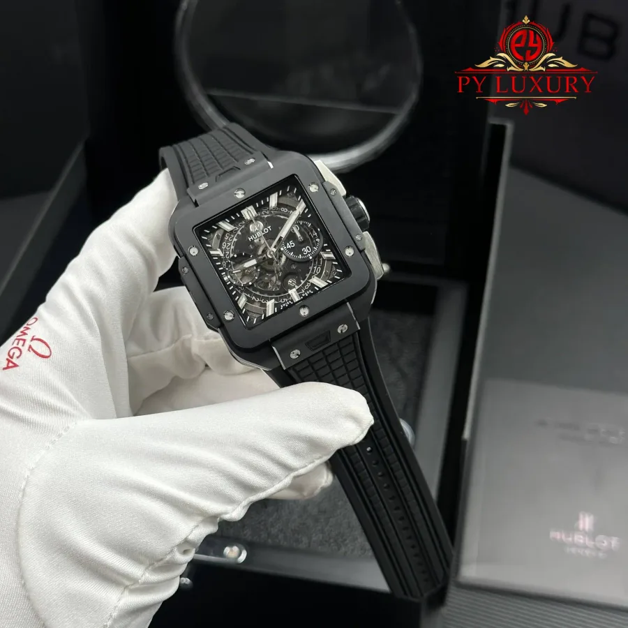 Hublot Square Bang Unico Black Magic Ceramic Case Best Quality Replica 42mm