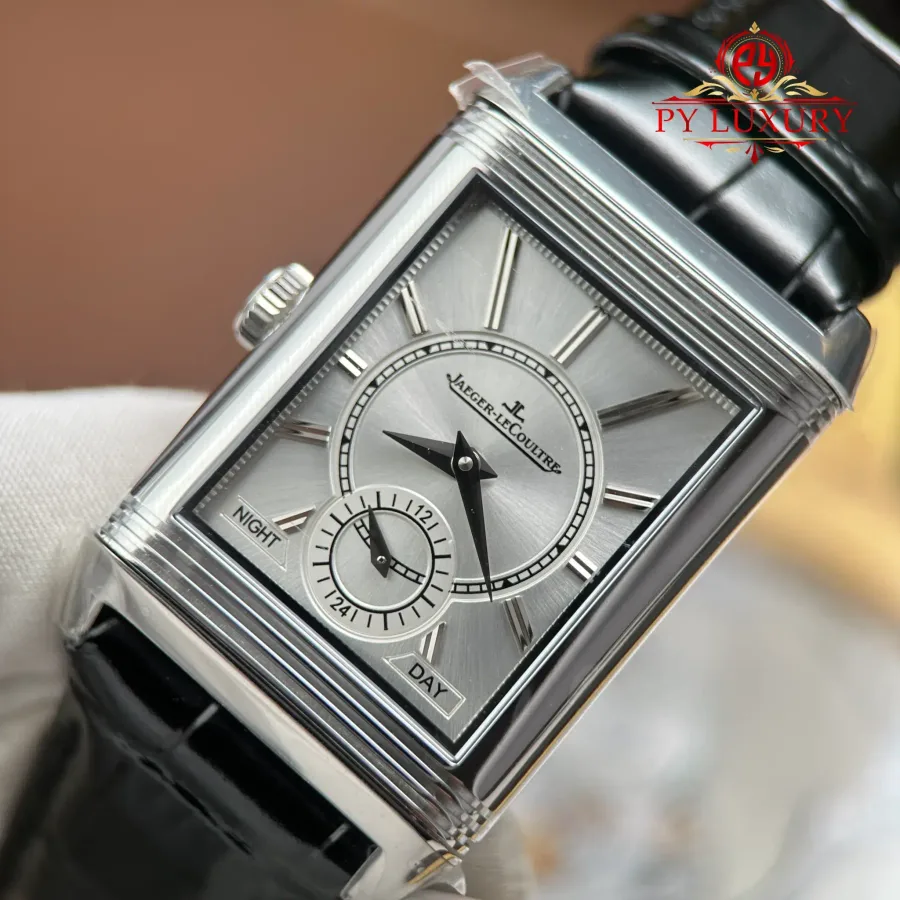 Jaeger-Lecoultre Reverso Tribute Duoface Small Seconds Q398847J MGF 47×28.3mm Super Clone Watch - Angle 2 - Jack Watches USA