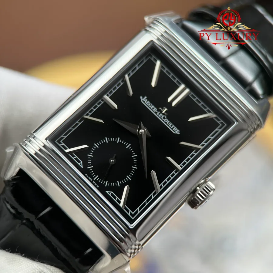 Jaeger-Lecoultre Reverso Tribute Duoface Small Seconds Q398847J MGF 47×28.3mm Super Clone Watch - Angle 3 - Jack Watches USA