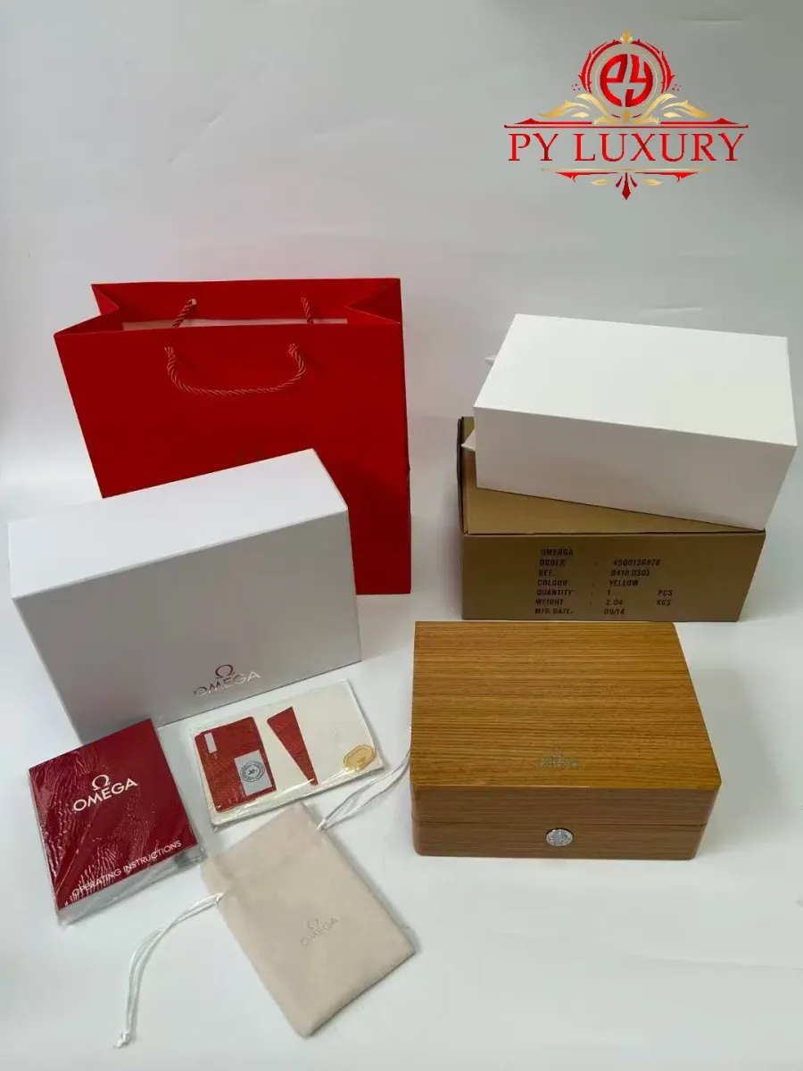 Omega Box and Papers Replica Super Clone Watch - Angle 3 - Jack Watches USA