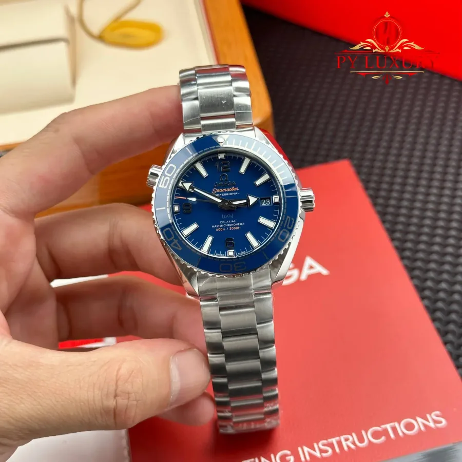 Omega Seamaster Planet Ocean 600m 215.30.40.20.03.001 Steel Blue Dial 39.5mm