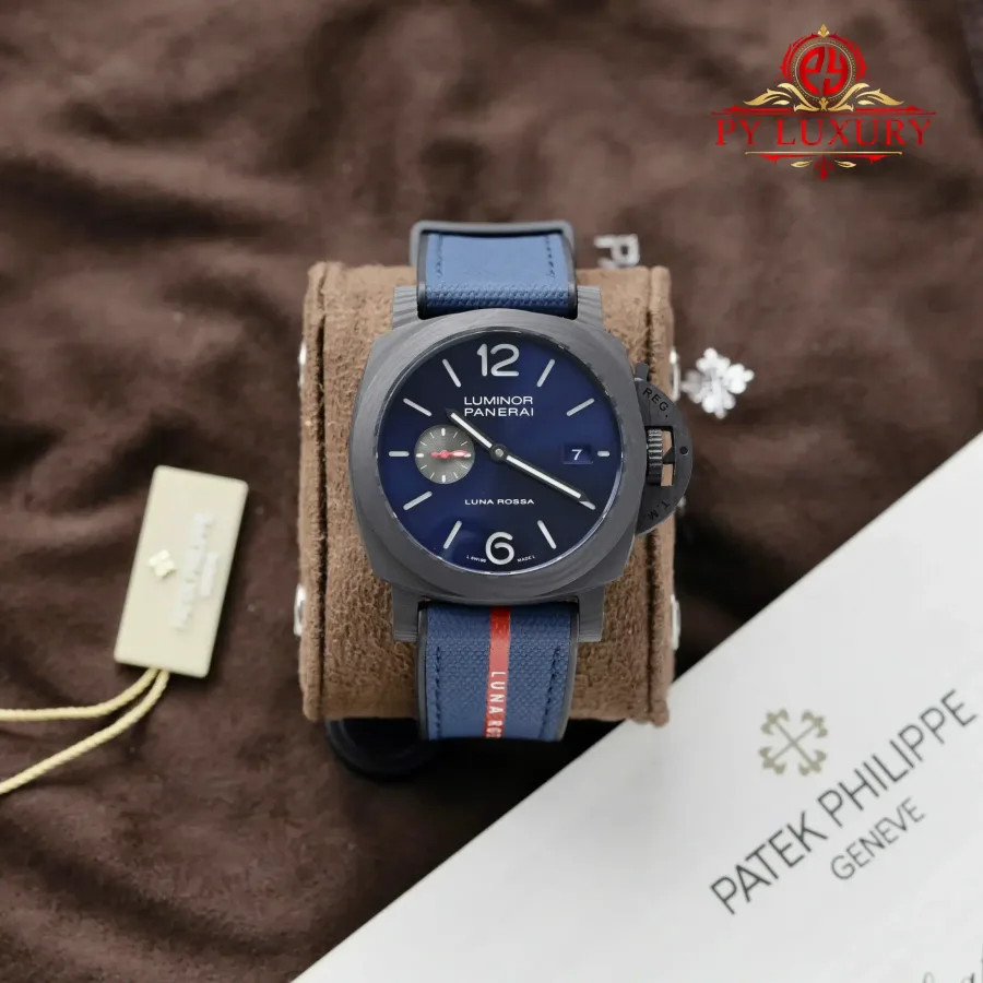 Panerai Luminor Marina Carbotech Luna Rossa PAM 1529 Blue Dial 44mm