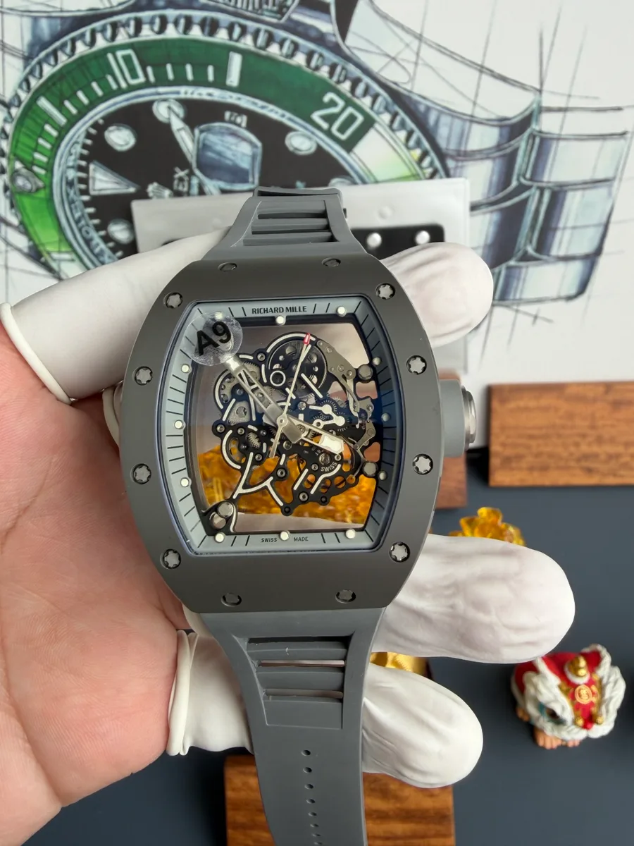 Richard Mille RM055 All Grey Boutique Edition Vaucher Movement A9F 42.7 x 49.9mm