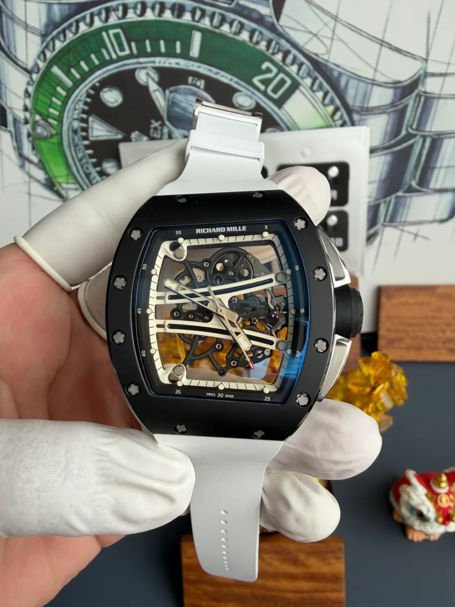 Richard Mille RM61-01 Yohan Blake Monochrome Limited Edition Vaucher Movement A9F 42.7mm x 50.23mm