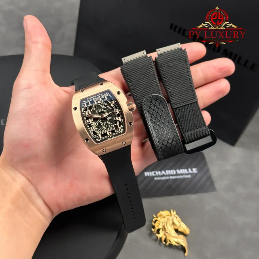 Richard Mille RM67-01 Rose Gold Automatic Extra-Flat Rubber Band VAF 38.7mm x 47.5mm