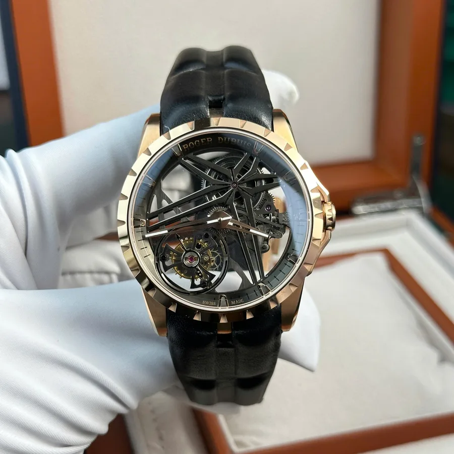 Roger Dubuis Excalibur Monotourbillon Pink Gold RDDBEX0836 BBR 42mm