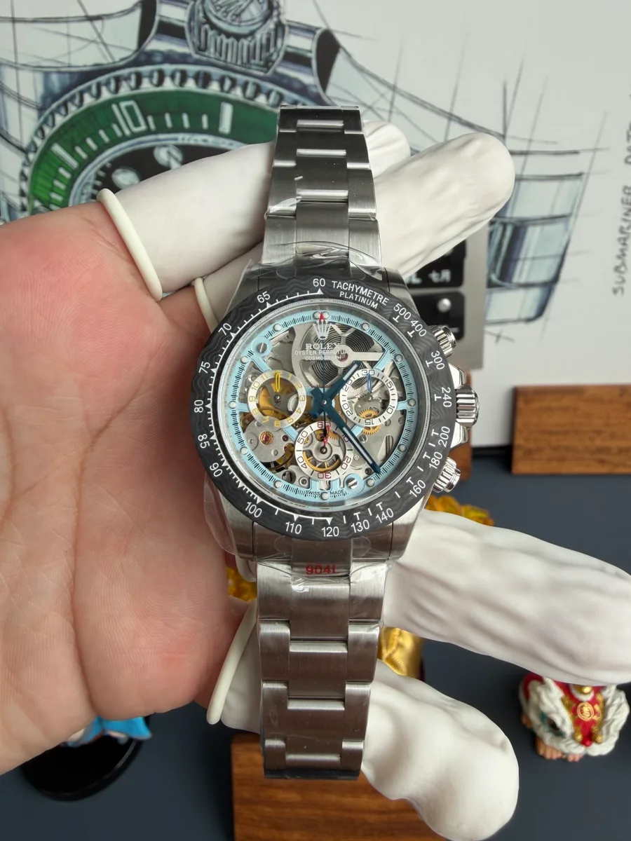 Rolex Daytona Artisans de Genève Montoya Skeleton Dial Carbon Bezel Sonic Factory 40mm