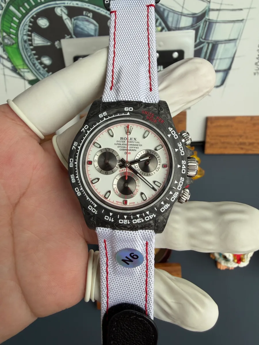 Rolex Daytona DiW SPEEDSTER WHITE Carbon Fiber N6F 40mm