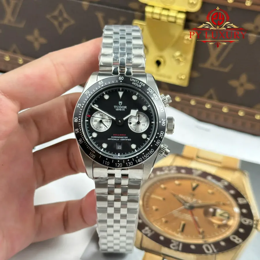 Tudor Black Bay Chrono 79360N-0001 Black Dial M+ Factory 41mm