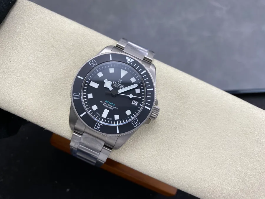 Tudor Pelagos Ultra 2543C1A7NU-0001 Titanium Black Dial 43mm Super Clone Watch - Angle 2 - Jack Watches USA