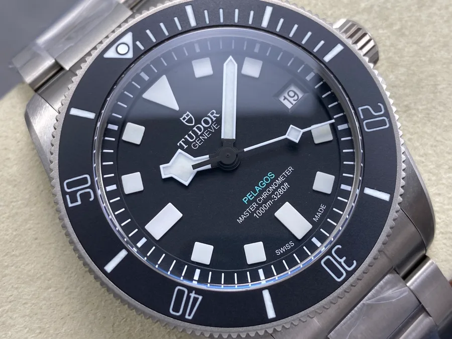 Tudor Pelagos Ultra 2543C1A7NU-0001 Titanium Black Dial 43mm Super Clone Watch - Angle 3 - Jack Watches USA