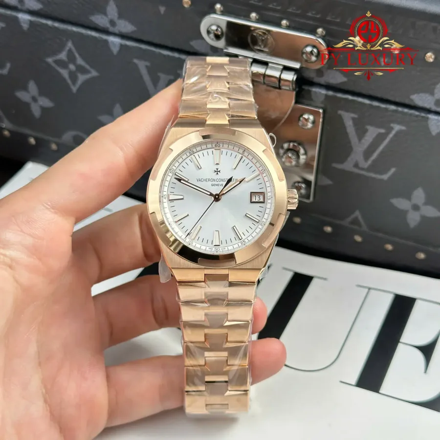 Vacheron Constantin Overseas 4500V Rose Gold Silver Dial 41mm