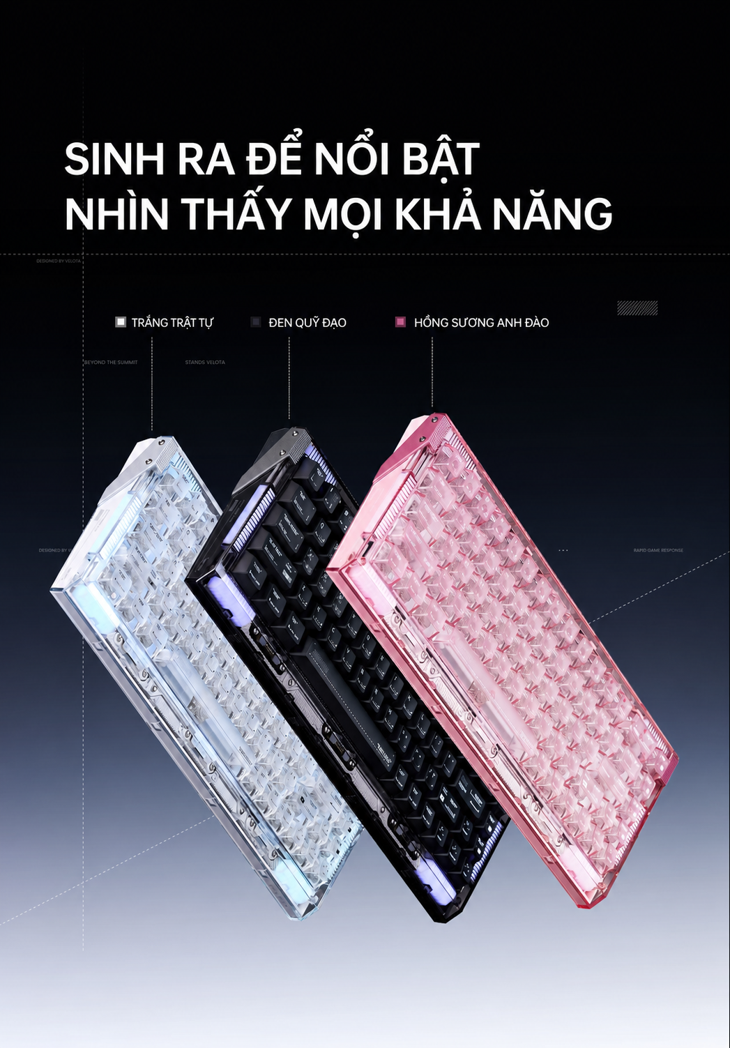 Các phiên bản màu của VELOTA NOTHING 68