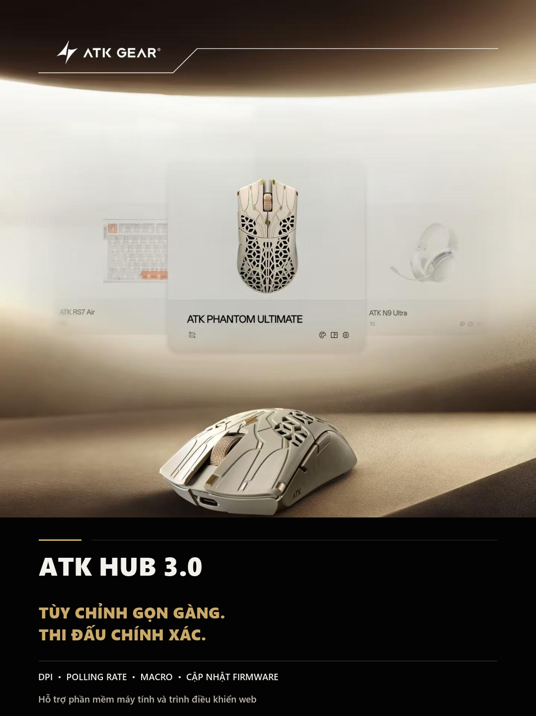 ATK HUB 3.0 cho chuột Phantom Ultimate