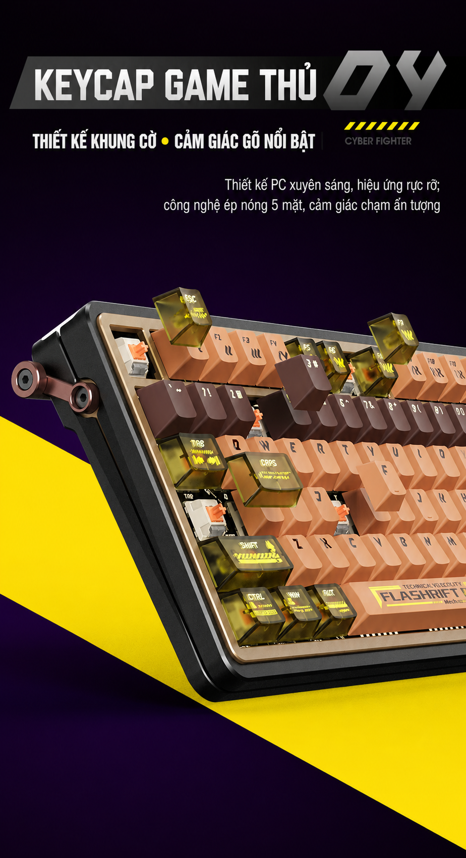 Tạ cân bằng nhôm CNC của Keychron Z1 Max