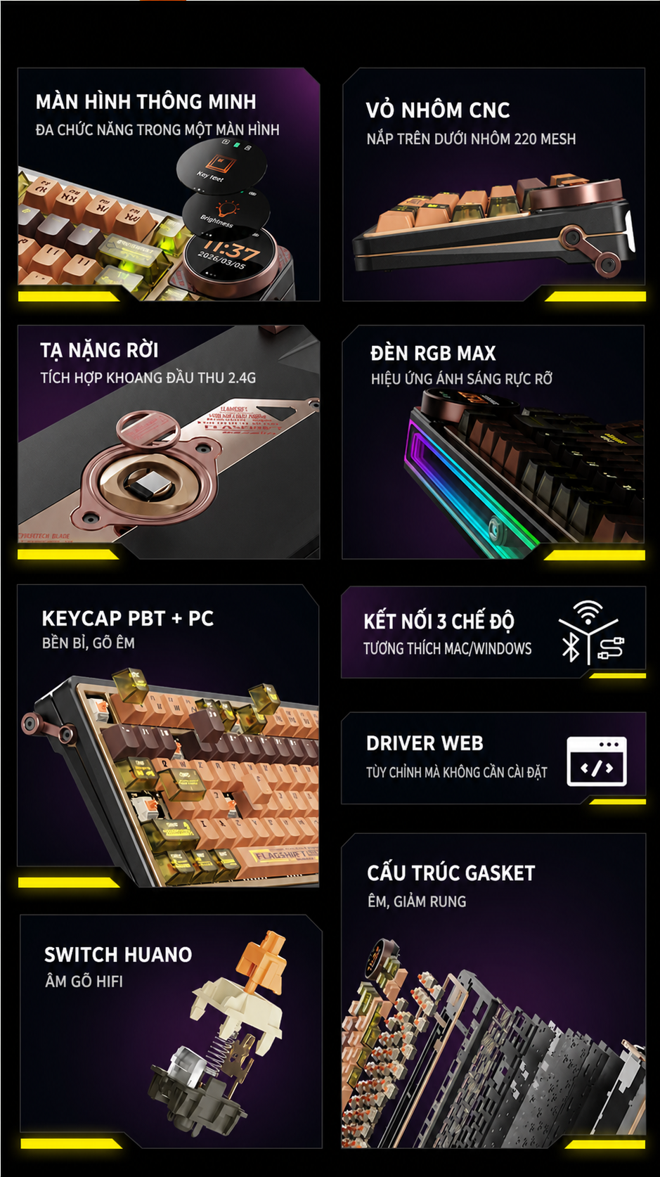 Các tính năng nổi bật của Keychron Z1 Max