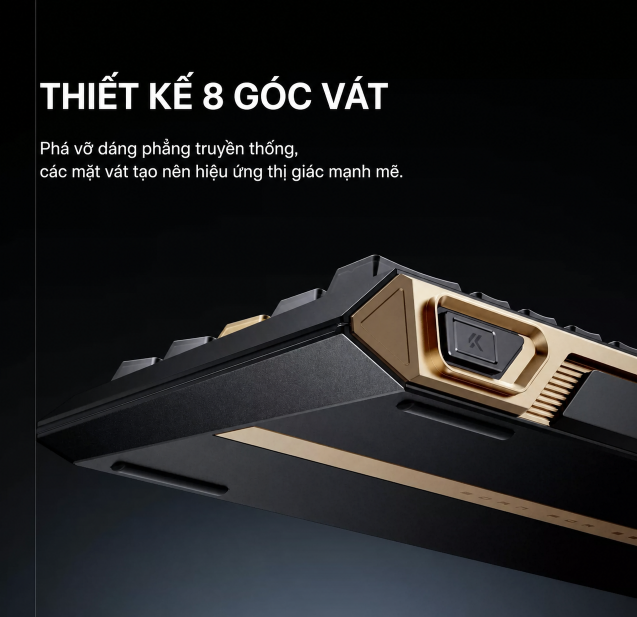 Thiết kế 8 góc vát của MCHOSE God 60